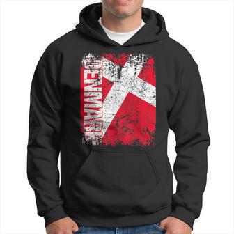 Denmark Flag Vintage Distressed Denmark Hoodie - Monsterry