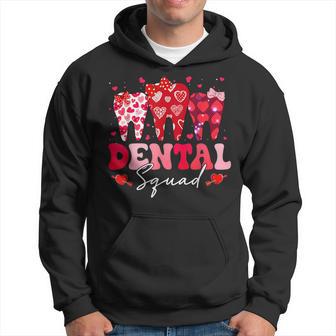 Dental Squad Valentine's Day Retro Dentist Valentine Hoodie - Thegiftio UK