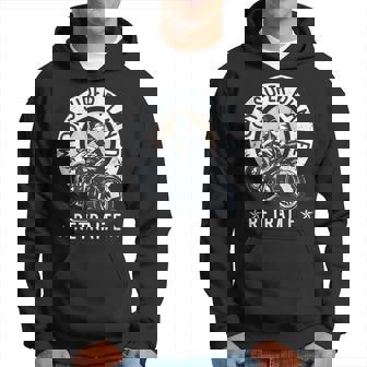 Départ Retraite Homme Motard Cadeau Humour Retraité Moto Sweat à capuche - Cadeauxyz