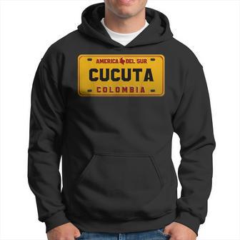 Deportivo Cucuta License Plate Colombian Map Hoodie - Monsterry DE