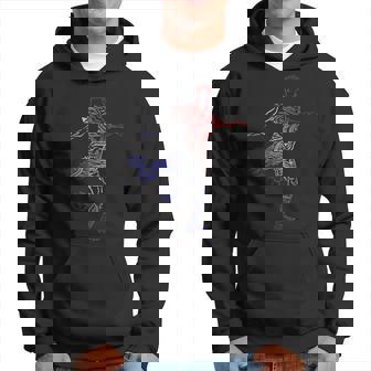 Dessin De Football Français Foot France Soccer Joueur Sweat à capuche - Cadeauxyz