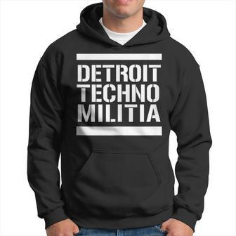 Detroit Techno Militia Standard Size Logo Hoodie - Monsterry