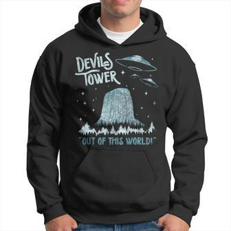Devils Tower National Monument Out Of This World Ufo Hoodie - Monsterry