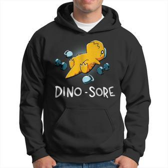 Dino Sore Dinosaur Workout Gym Lifting Fitness Hoodie | Seseable CA