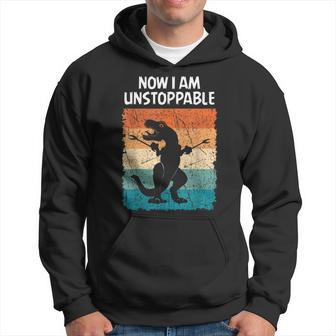 Dinosaur Now I Am Unstoppable Trex Hoodie - Monsterry