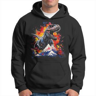 Dinosaure Roi Tyrannosaure – Inkblot Explosion T-Rex Adulte Sweat à capuche - Cadeauxyz