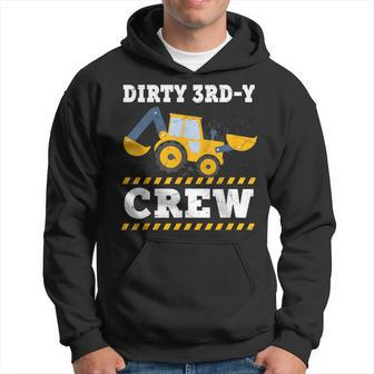 Dirty 3Rdy Birthday Construction Truck 3Rd Bday Crew Hoodie - Seseable