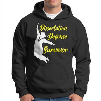 Dissertation Defense Survivor Doctorate PhD Hoodie - Monsterry UK