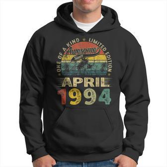 Distressed Vintage 1994 April Limited Edition 30Th Birthday Hoodie - Monsterry AU