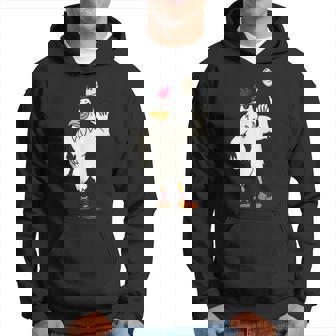 Divertido Deporte Gallo Pollo Gira Un Huevo Baloncesto Spinning Sudadera - Regaloses
