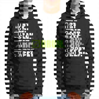 Divertido Drumming Eat Sleep Drum Repeat Drummer Sudadera - Regaloses