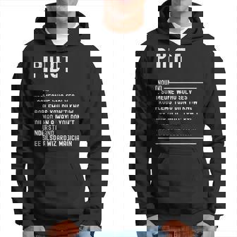 Divertido Título De Trabajo De Pilot Definition Sudadera - Regaloses