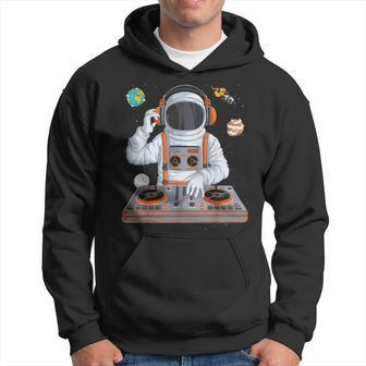 Dj Astronaut Techno Music Lover Outer Space Spaceman Men Hoodie - Monsterry AU