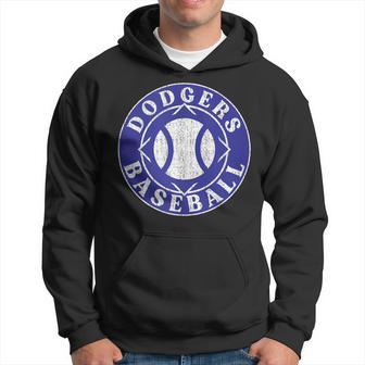 Dodger Baseball Crest Hoodie - Thegiftio UK