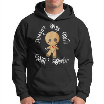 Doesn't Play Well With Others Cute Voodoo Light Hoodie - Monsterry