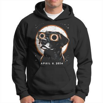 Dog Glasses Total Solar Eclipse Cute April 8 2024 Totality Hoodie - Seseable