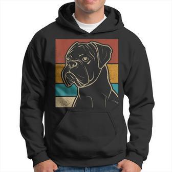 Dog Lover Dog Owner Retro Pet Animal Outfit Vintage Boxer Hoodie - Thegiftio UK