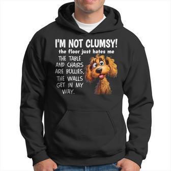 Dogs I'm Not Clumsy The Floor Just Hates Me The Table Hoodie - Monsterry DE