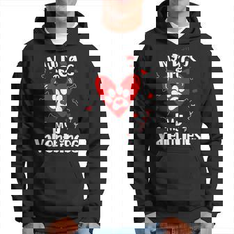 My Dogs Are My Valentines Valentine's Day Dog Lover Hoodie - Monsterry