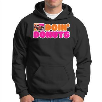 Doin' Donuts Car Lover Car Racing Turbo Drift Car Racer Hoodie - Monsterry DE