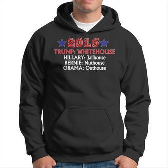 Donald Trump Whitehouse 2016 Parody Election T Hoodie - Monsterry DE