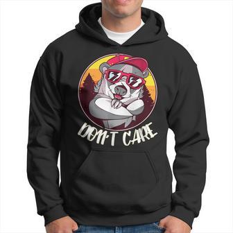 Don't Care Honey Badger Hoodie - Monsterry UK