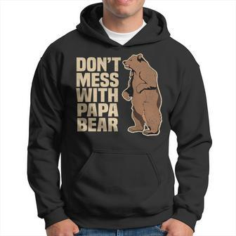 Don't Mess With Papa Bear Family Matching Father's Day Hoodie - Thegiftio UK