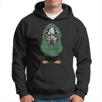 Doom Mask Super Villain All Caps Rap Hoodie | Mazezy
