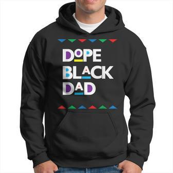 Dope Black Dad Dope Black Christmas Fathers Day Hoodie - Monsterry DE
