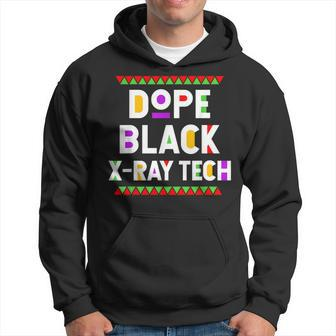 Dope Black X-Ray Tech African American Job Proud Profession Hoodie - Monsterry