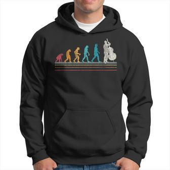 Double Bass Evolution I Double Bass I Retro Vintage Hoodie - Monsterry CA