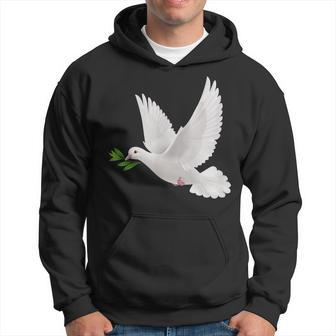 Dove Of Peace World Peace Peace White Dove Hoodie - Thegiftio UK