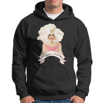 Drag Queen Doll Face Oh Yes Honey Hoodie - Monsterry UK