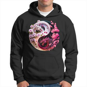 Dragon Yin Yang Chinese New Year 2024 Year Of The Dragon Hoodie | Mazezy