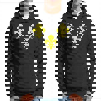 Drapeau De L'île De France Fleur De Lys Française Sweat à capuche - Cadeauxyz
