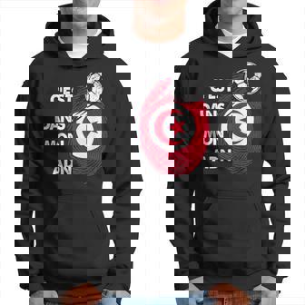 Drapeau Tunisie Cadeau Foot Tunisie C'est Dans Mon Adn Sweat à capuche - Cadeauxyz