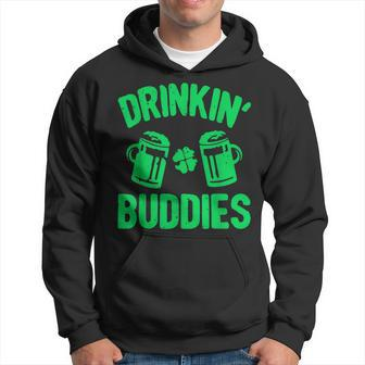 Drinking Buddies Irish Proud St Patrick's Day Womens Hoodie - Thegiftio UK