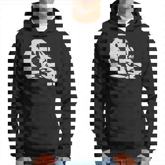 Drôle Lapin Ombre À Main Marionnettes Lapin Sweat à capuche - Cadeauxyz