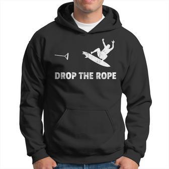 Drop The Rope Wakesurfing Wakesurf Vintage Wake Surf Hoodie - Monsterry