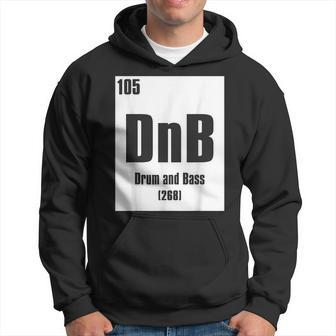 Drum And Bass Drum & Bass Periodic Table Dnb Dance Music Hoodie - Monsterry
