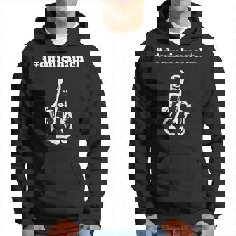 Du Mich Auch Middle Finger Stinkefinger Statement Hoodie - Seseable