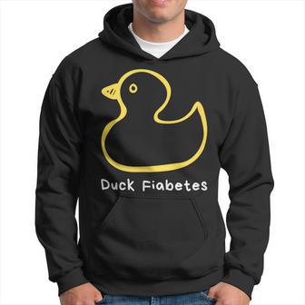 Duck Fiabetes Type 1 Diabetes Sucks Hoodie - Monsterry UK