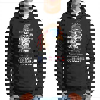 Eagle Mullet 4Th Of July American Usa Us Flag Merica Eagle Hoodie - Thegiftio