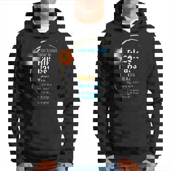 Eagle Pass Texas Tx Total Solar Eclipse 2024 1 Hoodie | Mazezy
