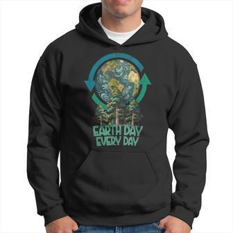 Earth Day Every Day Tree Hugger Arbor Day Vintage Hoodie - Monsterry AU