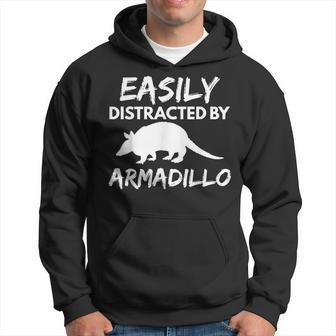 Easily Distracted Armadillo Animal Lover Hoodie - Monsterry UK