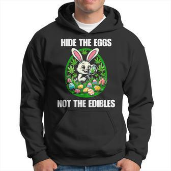 Easter Bunny Egg Edibles 420 Cannabis Stoner Weed Lover Hoodie - Seseable