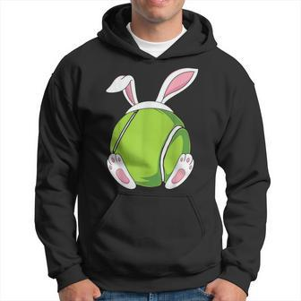 Easter Bunny Tennis Easter Tennis Rabbit Ears Hoodie - Seseable