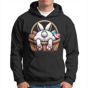 Easter Day Cute Bunny Basket Hunting Chocolate Eggs Egg Hunt Hoodie - Monsterry