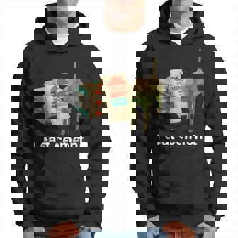 I Eat Cement Cursed Cat Oddly Specific Dank Meme Hoodie | Mazezy